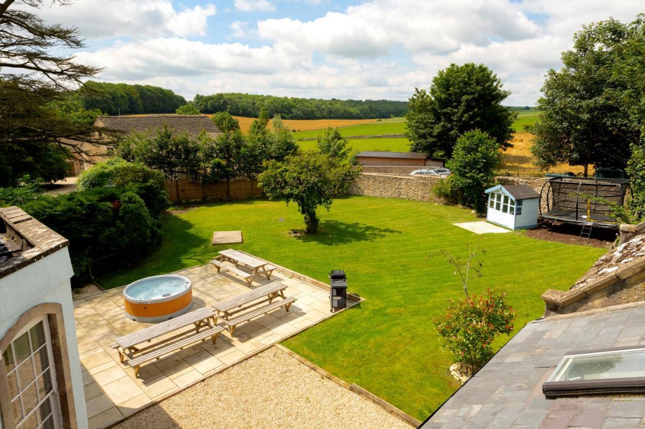 Cotswold Manor House - Country House Retreat With Hot Tub, Ideal For Large Groups Petty France Exteriör bild